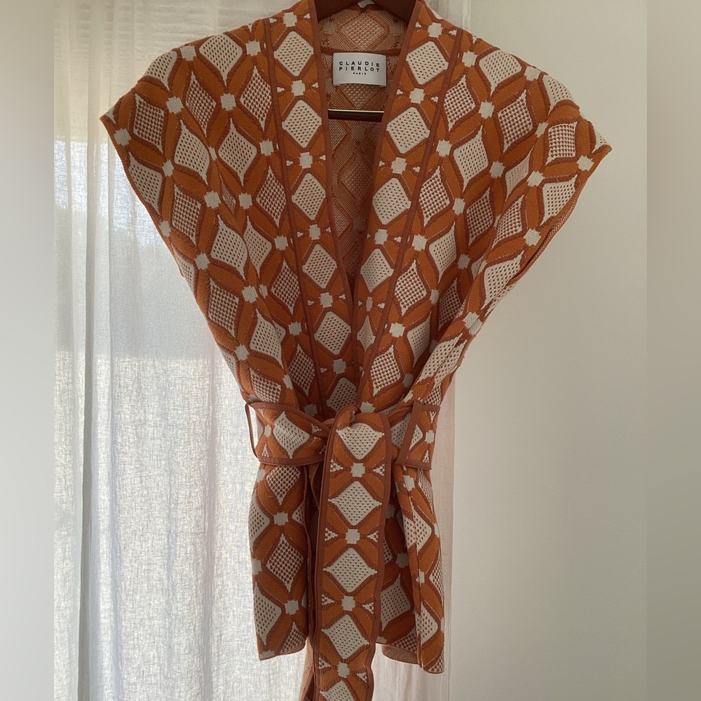 NWT Claudie Pierlot Patterned Wrap